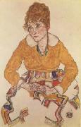Portrait of the Artist's Wife (mk12) Egon Schiele